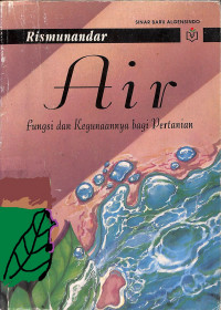 Air (Fungsi dan Kegunaannya bagi Pertanian)