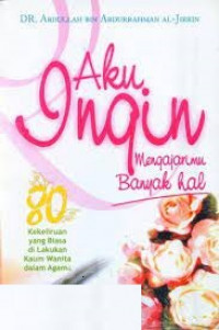 Aku Ingin mengajarimu Banyak hal